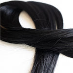 Black Licorice | Black Luxury Hair Extensions by Harvey J Hair