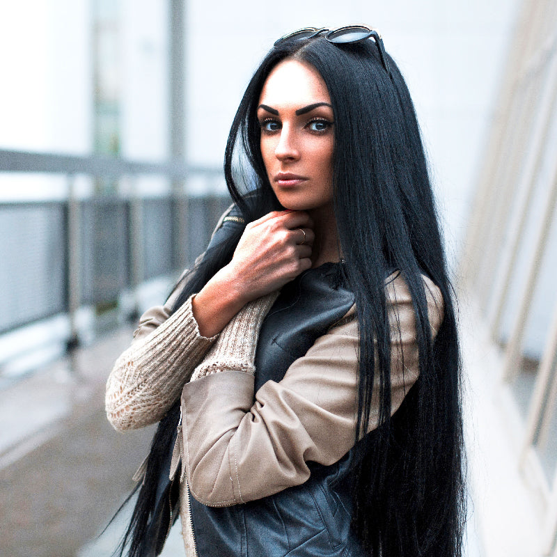 Black Luxury Hair Extensions by Harvey J Hair Black Licorice